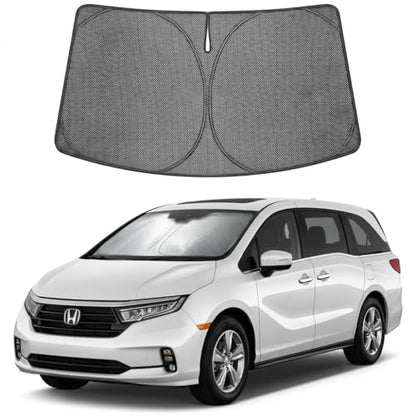 Custom Fit Car Windshield Sun Shade for 2018 (2018-2026 Honda Odyssey)