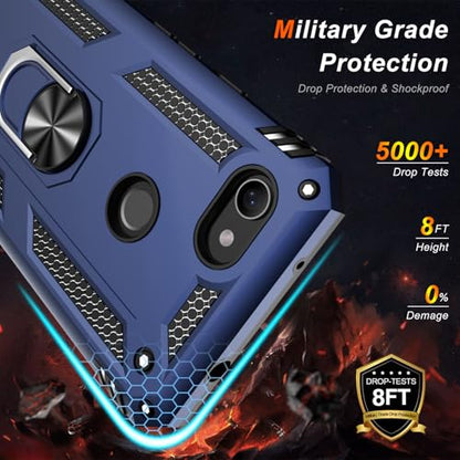 for Google Pixel 3A XL Case with Screen Protector (Blue / Google Pixel 3A XL)