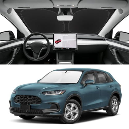 Custom Fit Windshield Sun Shade for Honda HRV 2023 (for 2023-2026 Honda HRV)