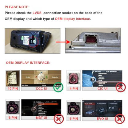 10.25" Vertical Linux Screen for BMW E60 E61 CCC 2005 (10.25" E60/E61 CCC Linux + AHD Camera)