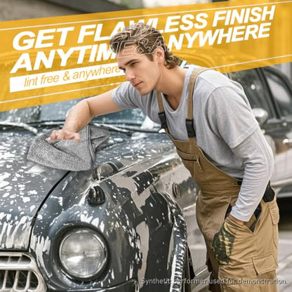 Car Wash Drying Towels (Light Grey)