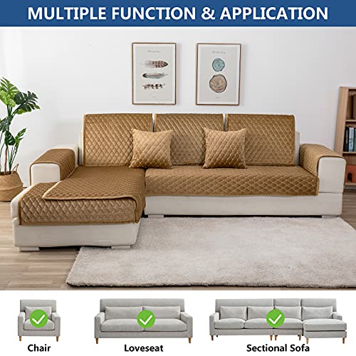 Armrest Covers (28''x28''/Square / Coffee)