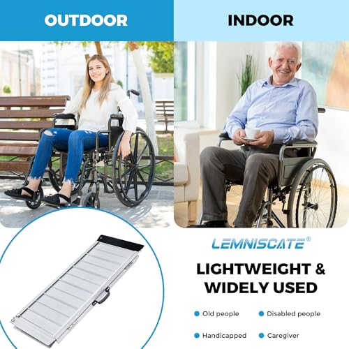 Portable Aluminum Wheelchair Ramp 4FT Non (4FT)