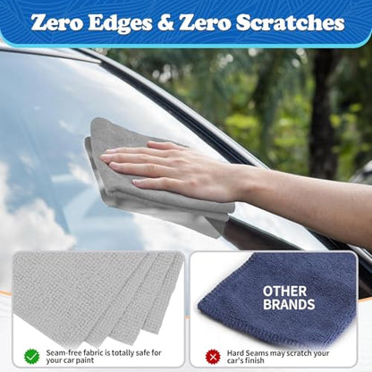 Microfiber Cleaning Cloth (24PK / Multi-colors)