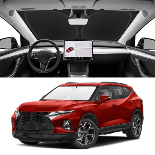 Custom Fit Windshield Sun Shade for Chevy Blazer 2019 (for 2019-2026 Chevy Blazer)