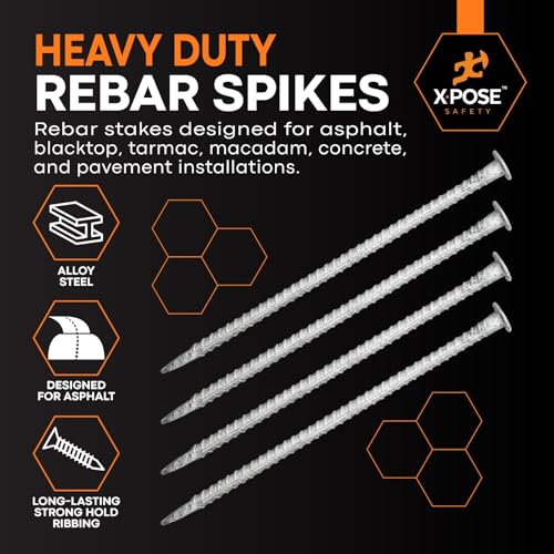 Heavy Duty Rebar Stakes 14" x 1