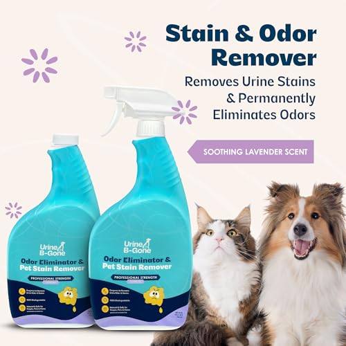 Urine B Gone Enzyme Cleaner for Human & Pet Urine (32 Fl Oz (Pack of 2))