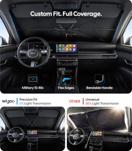 Windshield Sun Shade Umbrella for Hyundai Tucson 2005 (for Hyundai Tucson (2005-2026))