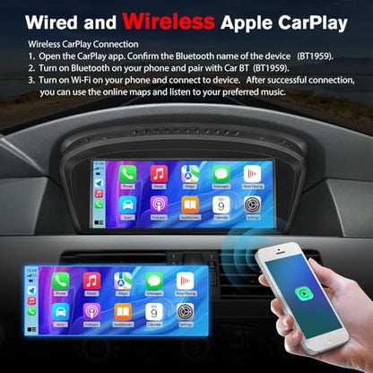 8.8 Inch Linux Car Radio for BMW E60 E61 E63 E64 E90 E91 E92 CCC 2004 (2G+8GB without Cam)