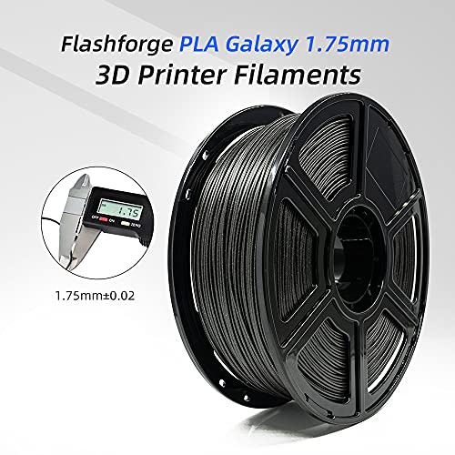 PLA Filament 1.75mm Galaxy Matte Black (Galaxy Matte Black)