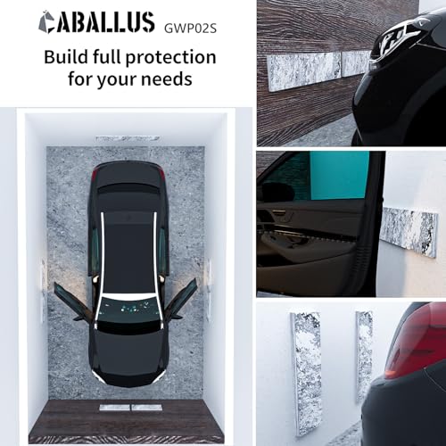 GWP02S Marble Grain Garage Wall Protector Car Door Protectors (2-Pack Marble Grain)