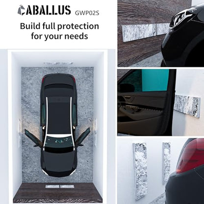 GWP02S Marble Grain Garage Wall Protector Car Door Protectors (2-Pack Marble Grain)