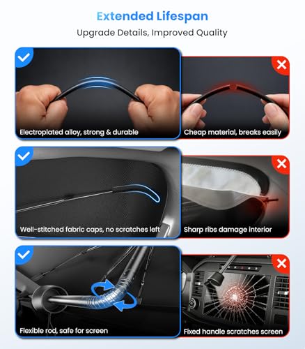 2026 Upgraded Windshield Sun Shade Umbrella (Toyota RAV4)