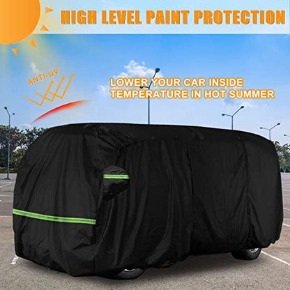 Waterproof Car Cover for VW Bus T1 T2 T3 Vanagon 50 (1950-1992 VW Bus T1 T2 T3-Black)