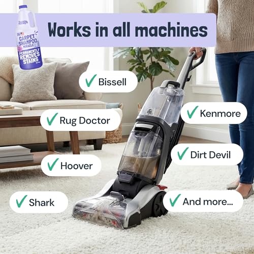Carpet Cleaner Shampoo Solution for Machines (32 Fl Oz (Pack of 1))