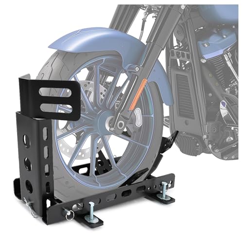 Motorcycle Wheel Chock Trailer (Black 3000 lbs)