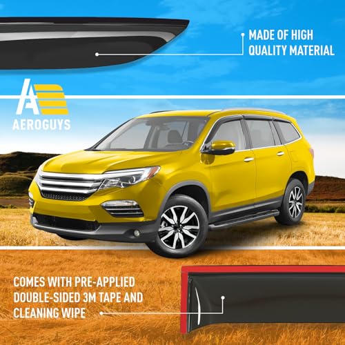 Extra Durable Window Deflectors Tape (For Honda Pilot 16-22)