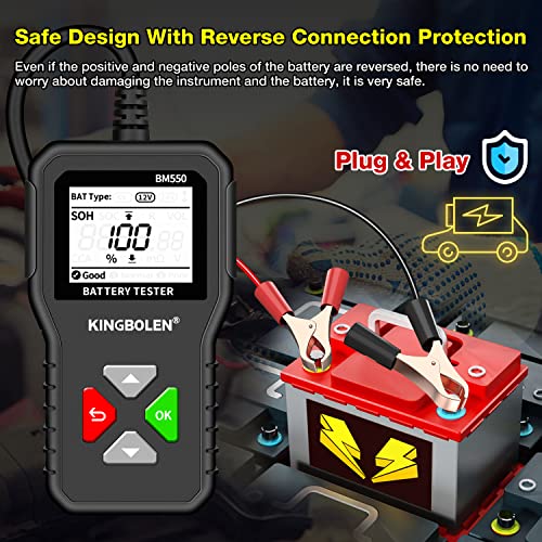 BM550 6V 12V 24V Car Battery Tester (BM550 battery tester)