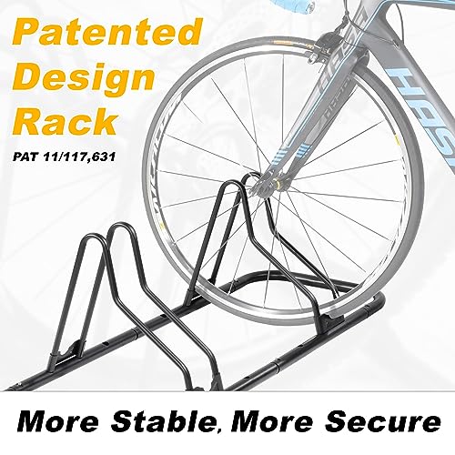 Bicycle Floor Parking Rack Stand (6 Bikes / Classic)