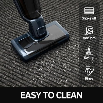 Front Door Mat (3' x 4' (Rectangular) / Gray-stripe)