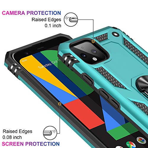 for Google Pixel 4 Case with Screen Protector (Teal / Google Pixel 4)