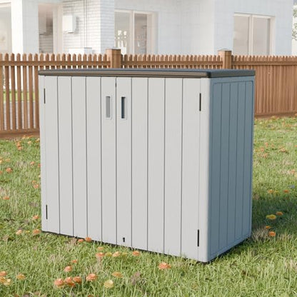 Outdoor Storage Shed 37 Cu.Ft (light gray / 37 Cu.ft)