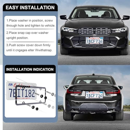 American Flag License Plate Frames (Flag BG)