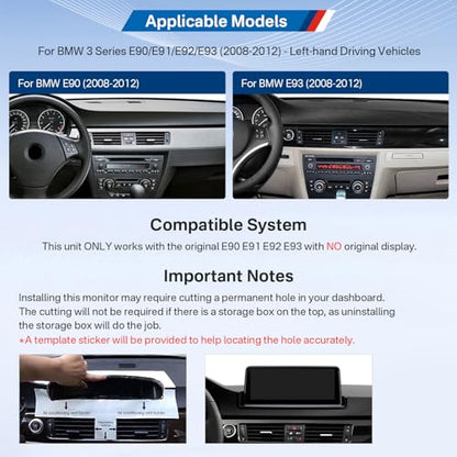 10.25 Inch Android Car Stereo for BMW 3 Series E90 (2+64GB)