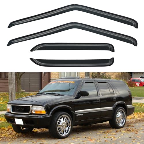 Window Visors Rain Guards for 1995 (1995-2005 Chevrolet S10 Blazer)
