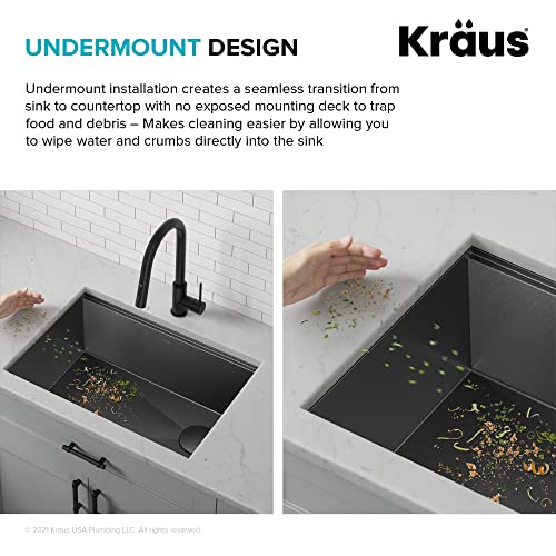 Kore Workstation 27 (PVD Gunmetal / 27 inch / Sink)