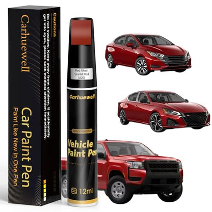 Red Alert Scarlet Red (For Nissan / Red Alert/Scarlet Red(A20) for Red Alert/Scarlet Red(A20) Compatible with Altima/Frontier/Juke/NV/Sentra/Titan/Titan-XD/Versa)