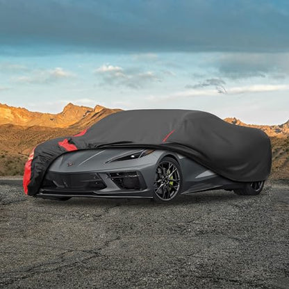 Car Cover Automobiles Waterproof All Weather for for Sports Coupe .Size C7 (C7 Fit Coupe/Cabrio Length 217-226 inch / 0 Coupe Car Cover)