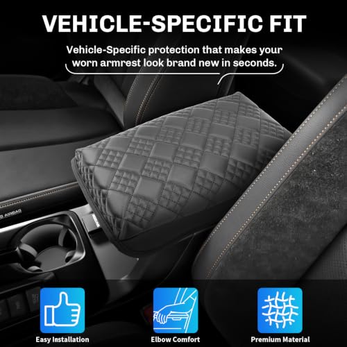 for 2026 Subaru Forester Armrest Cover [Updated Larger Console Only]