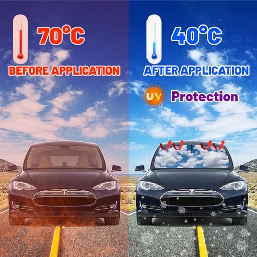 Blue Sky Clouds Car Windshield Sunshade Umbrella Car Foldable Umbrella Sunshade for Front Window UV Reflector Auto Windshield Umbrella Sun Shades Cover for Most Vehicles 57'' X 30'' (57'' X 30'' / style-AB5)