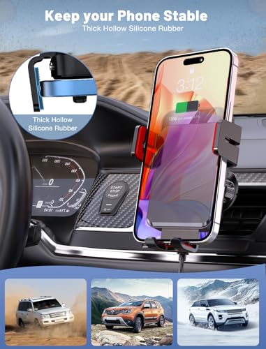 Wireless Car Charger Auto (Red)