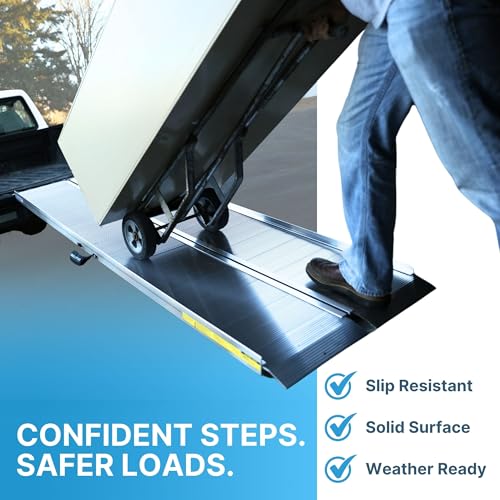 Traverse Aluminum Singlefold Edgeless Ramp (8 Foot / Singlefold Edgeless)