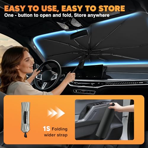 Windshield Sun Shade Umbrella for 【2013 (FOR | Crosstrek Wagon 13-26)
