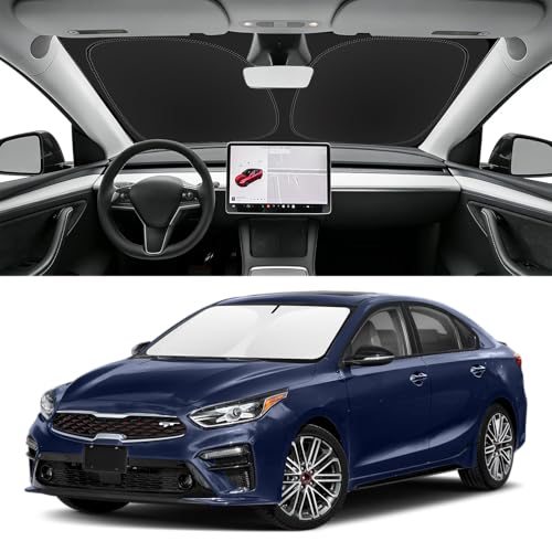 Custom Fit Windshield Sun Shade for Kia Forte 2019 (for 2019-2024 Kia Forte)