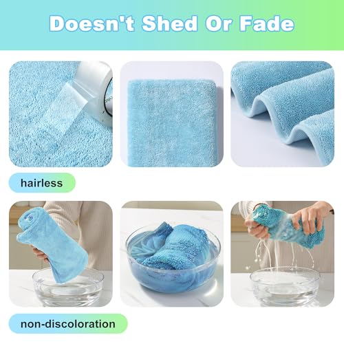 Car Drying Towels (New Car Towels - Blue / 35.4" x 23.6" - 1pcs)