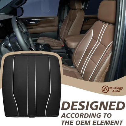 Armrest Cover for Silverado Sierra 2019 (16) 25+ |Yukon&Tahoe&Suburban| Black, Regular)