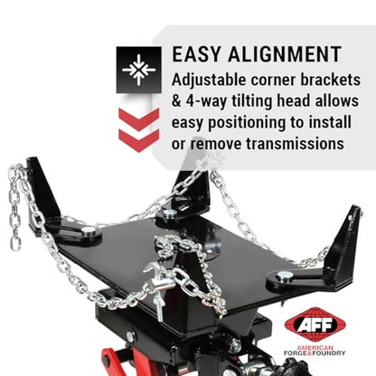 Low Profile Manual Hydraulic Transmission Jack (3000 lbs Capacity)