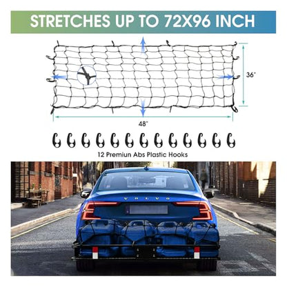 250LBS Universal Roof Rack Basket (Roof Basket with Bag and Net)