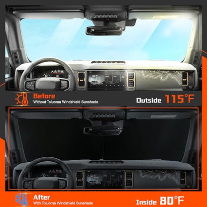Custom Fit Windshield Sun Shade for Ford Bronco Sport 2021 (for Ford Bronco Sport 2021-2025)
