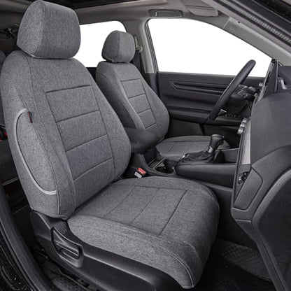 CRV Car Seat Covers Custom Fit for Honda 2023 (Gray / 2023-2026 CRV LX,EX,EX-L,Sport,Hybrid,Trailsport)