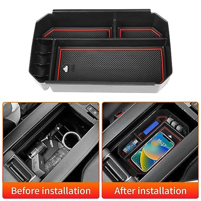 Car Center Console Organizer Tray for Toyota Highlander 2020 2021 2022 2023 2024 2025 2026 and Highlander Hybrid 2020