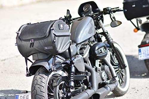 TUBE motorcycle travel luggage (L / Leather)