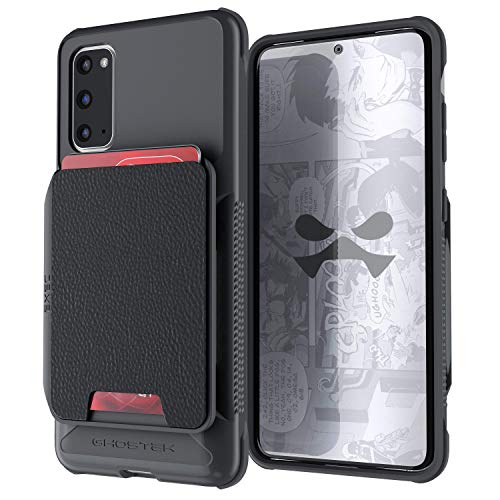 Exec Galaxy S20 Wallet Case Card Holder with Built (Galaxy S20 / Black)