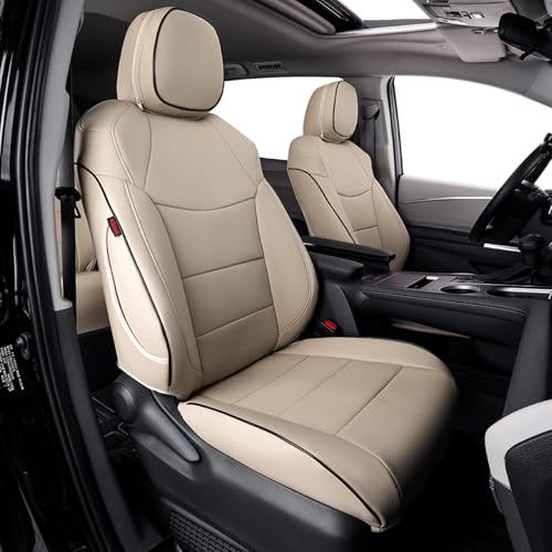 Sienna Seat Covers for 2011 (Leather (Beige) / 2011-2020 8 Seats, 2nd Row 4/2/4 Split)