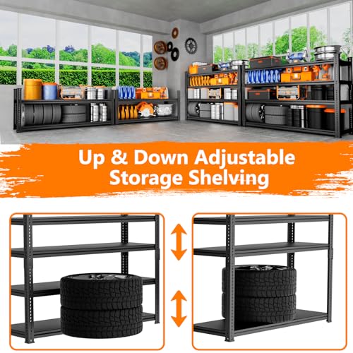 Storage Shelves Heavy Duty 2 PCS