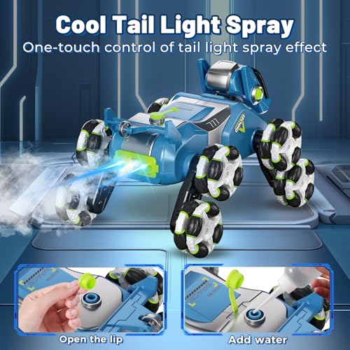 Gesture Sensing RC Stunt Car (Wolverine)